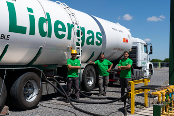Lidergas - Empresa de GLP a granel y GLP envasado en Buenos Aires
